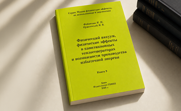 Физический вакуум, физические эффекты в кавитационных теплогенераторах и возможности производства избыточной энергии. Книга 9